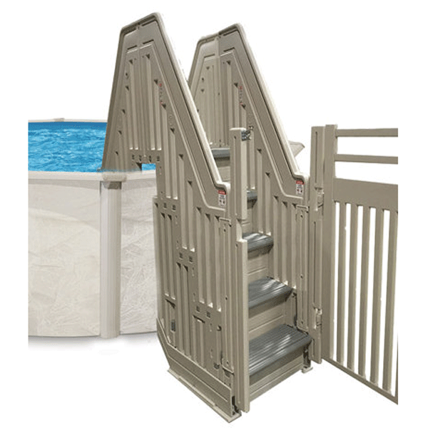 Double Pool Entry System with Gate