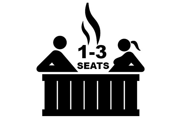1-3 Seats