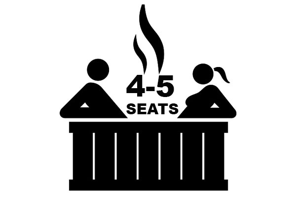4-5 Seats